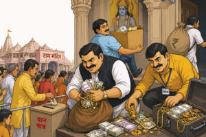 Ayodhya Donation Scam : अयोध्या राम मंदिर चढ़ावे की लूट